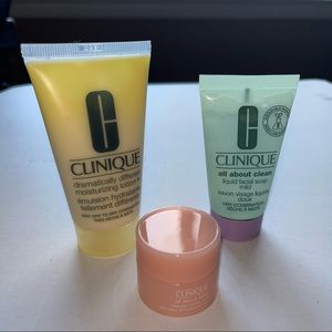 Clinique Moisturizer, Cleanser & Eye Cream